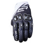 Motorcycle Gloves Five Stunt Evo 2 Fiber Black White