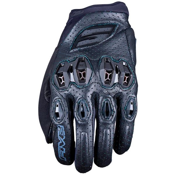 Motorcycle Gloves Five Stunt Evo 2 Leather Black Motorcycle Gloves Five Stunt Evo 2 Leather Black