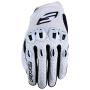 Motorcycle Gloves Five Stunt Evo 2 Leather White