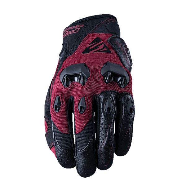 Motorcycle Gloves Five Stunt Evo Woman Burgundy Motorcycle Gloves Five Stunt Evo Woman Burgundy