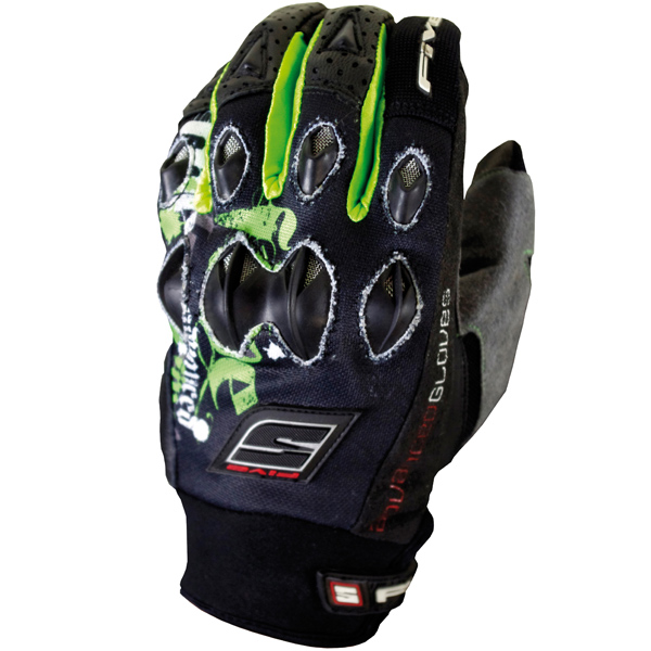 Motorcycle Gloves Five Stunt Replica Flash Green