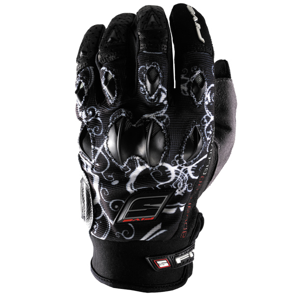 Motorcycle Gloves Five Stunt Replica Tribal Bk