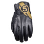 Motorcycle Gloves Five Texas Evo Black gold