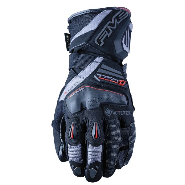 Motorcycle Gloves Five TFX1 GTX Black Grey