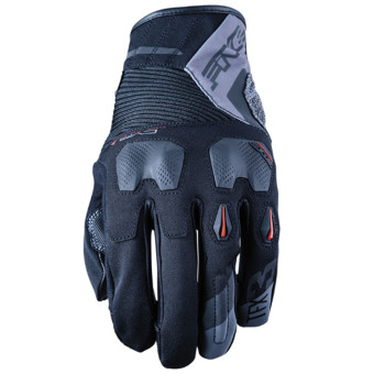 Motorcycle Gloves Five TFX3 Black Grey Motorcycle Gloves Five TFX3 Black Grey