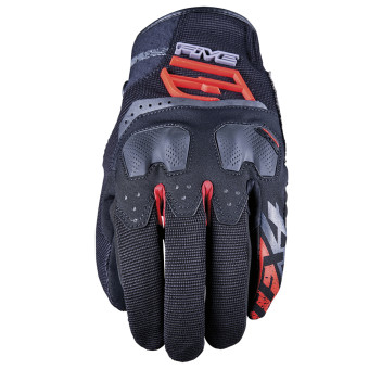 Motorcycle Gloves Five TFX4 Black Red