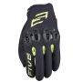 Motorcycle Gloves Five Tricks Black Fluo Yellow