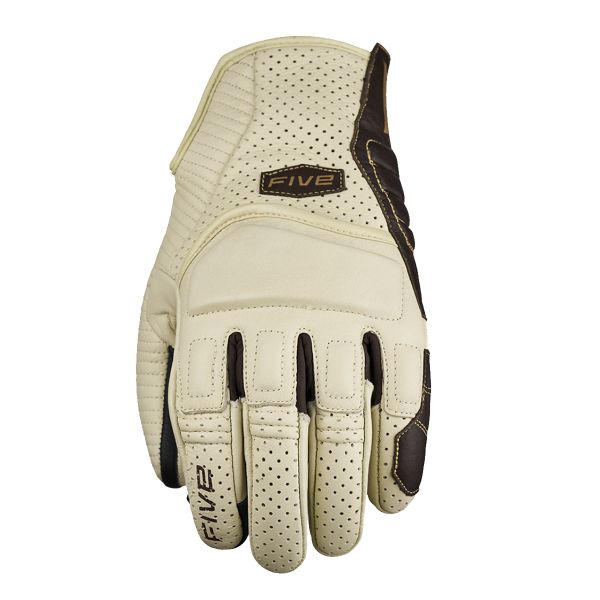 Motorcycle Gloves Five Tucson Beige