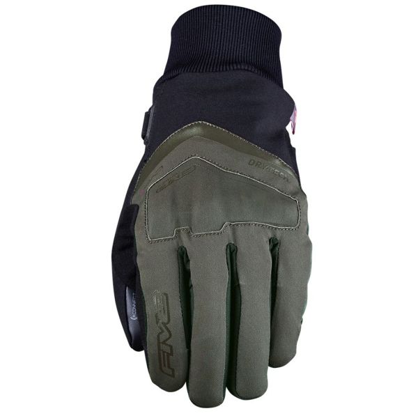 Motorcycle Gloves Five WFX District WP Khaki