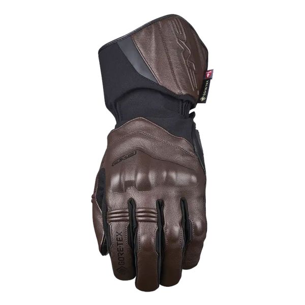 Motorcycle Gloves Five WFX Skin Evo GTX Brown