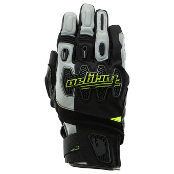 Motorcycle Gloves Furygan Atacama Black Grey Yellow Stab