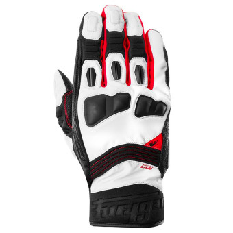Motorcycle Gloves Furygan Balmaz All Seasons Black Pearl Red