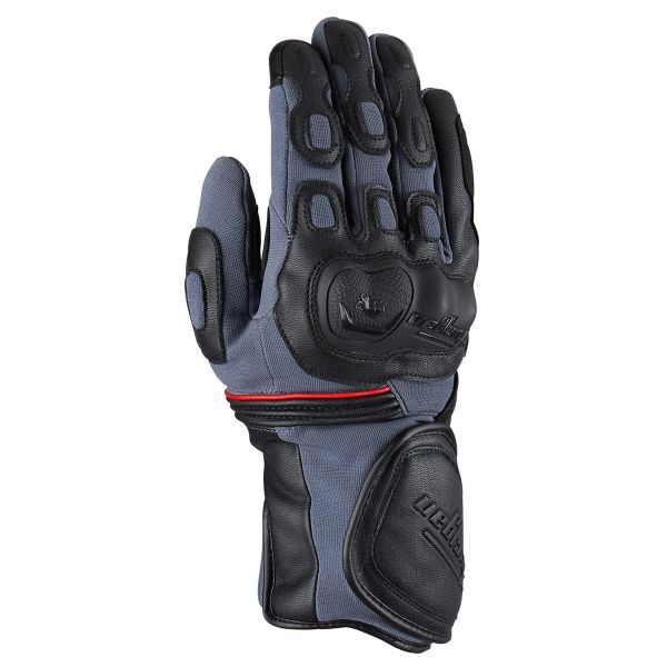 Motorcycle Gloves Furygan Dirt Road Black Grey Red