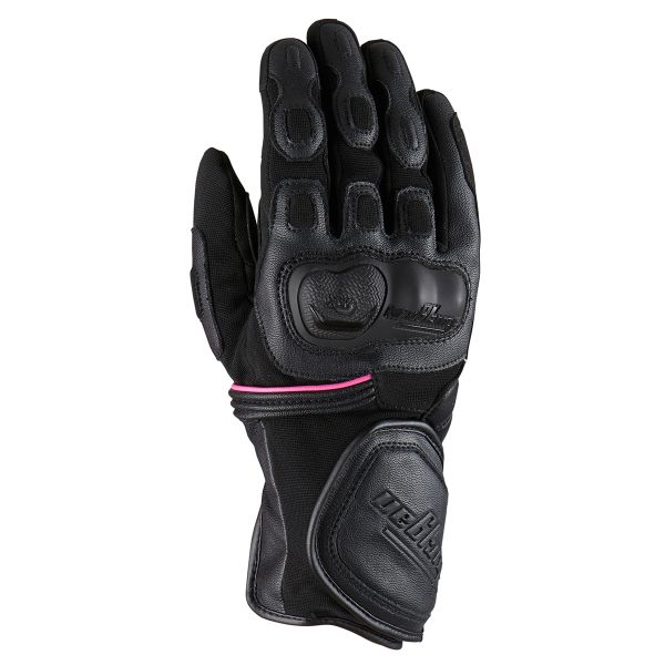 Motorcycle Gloves Furygan Dirt Road Lady Black Pink