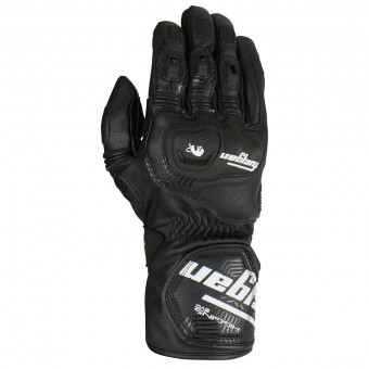 Motorcycle Gloves Furygan Higgins Evo Black White