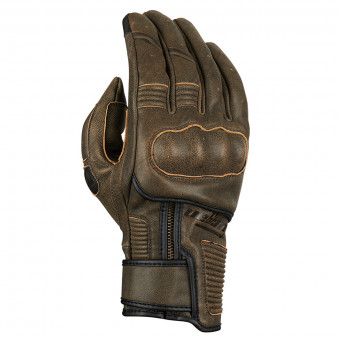 Motorcycle Gloves Furygan James Evo Rusted D3O Brown