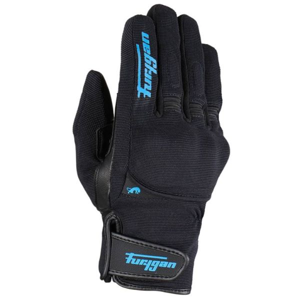 Motorcycle Gloves Furygan Jet All Seasons D3O Black Blue