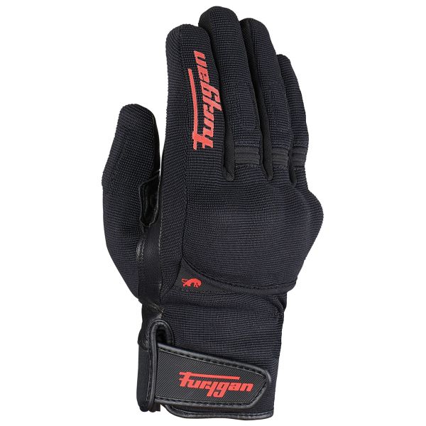 Motorcycle Gloves Furygan Jet All Seasons D3O Black Red Motorcycle Gloves Furygan Jet All Seasons D3O Black Red
