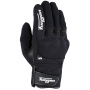 Motorcycle Gloves Furygan Jet All Seasons D3O Black White