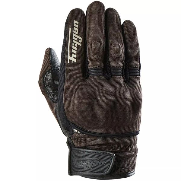 Motorcycle Gloves Furygan Jet D3O Black Brown