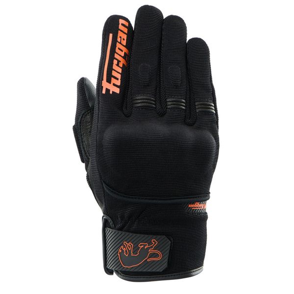 Motorcycle Gloves Furygan Jet D3O Evo Black Orange