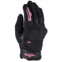 Motorcycle Gloves Furygan Jet Lady All Season D3O Black Pink