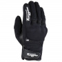 Motorcycle Gloves Furygan Jet Lady All Season D3O Black White