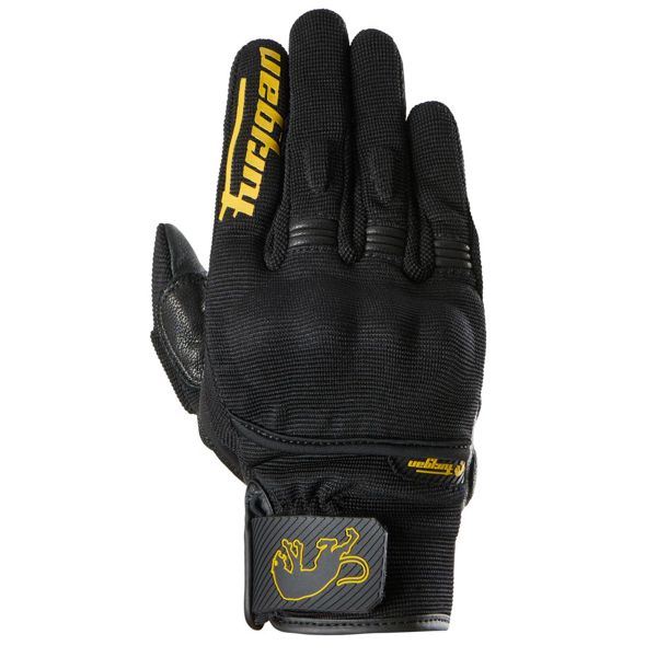 Motorcycle Gloves Furygan Jet Lady D3O Evo Black Gold Motorcycle Gloves Furygan Jet Lady D3O Evo Black Gold