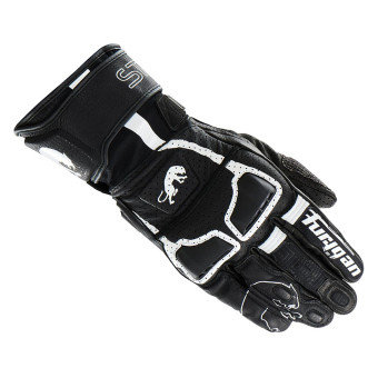 Motorcycle Gloves Furygan Styg 15 Vented Black White