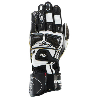 Motorcycle Gloves Furygan STYG21 X Kevlar White Black