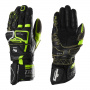 Motorcycle Gloves Furygan Styng20 Kevlar Black Yellow Fluo White