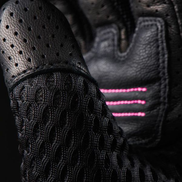 Furygan TD Air Lady Black White Pink