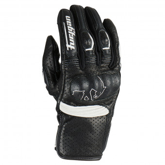 Motorcycle Gloves Furygan TD Roadster Lady Black White