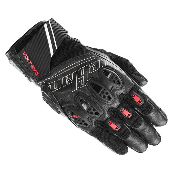 Motorcycle Gloves Furygan Volt Evo Black White Red