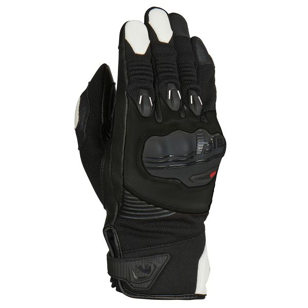 Motorcycle Gloves Furygan Waco Evo Black White Red