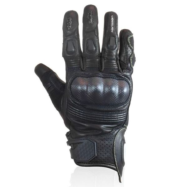Motorcycle Gloves HARISSON Misano Black