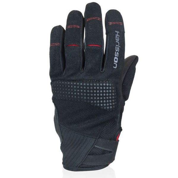 Motorcycle Gloves HARISSON Rio Black Red Motorcycle Gloves HARISSON Rio Black Red