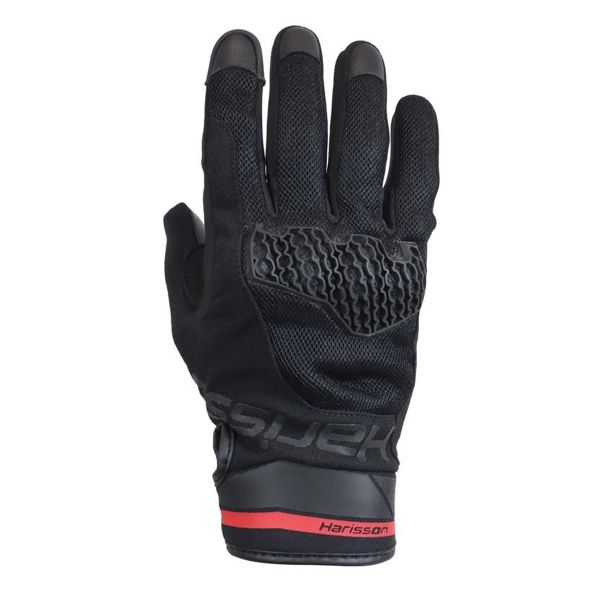Motorcycle Gloves HARISSON Rush Black CE
