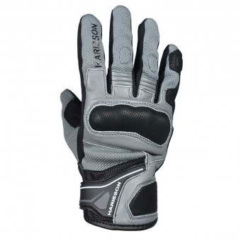 Motorcycle Gloves HARISSON Week-End Black Grey