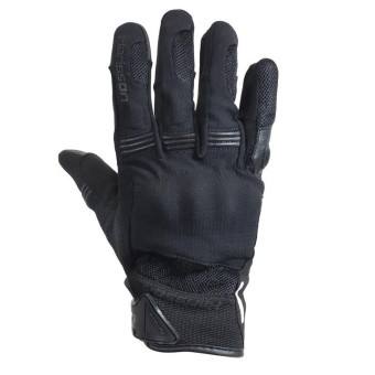 Motorcycle Gloves HARISSON Wolf Black White