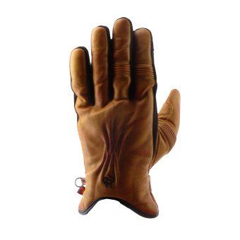 Motorcycle Gloves Helstons Benson Evo Winter Leather Gold