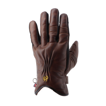 Motorcycle Gloves Helstons Benson Evo Winter Leather Brown