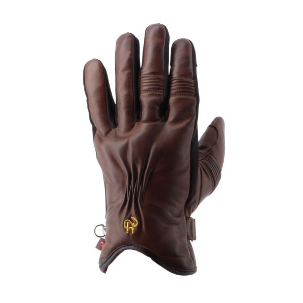 Motorcycle Gloves Helstons Benson Evo Winter Leather Brown