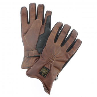 Motorcycle Gloves Helstons Benson Winter Burning Black Motorcycle Gloves Helstons Benson Winter Burning Black