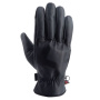 Motorcycle Gloves Helstons Blues Winter Leather Black