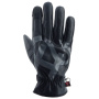 Motorcycle Gloves Helstons Blues Winter Leather Grey Black