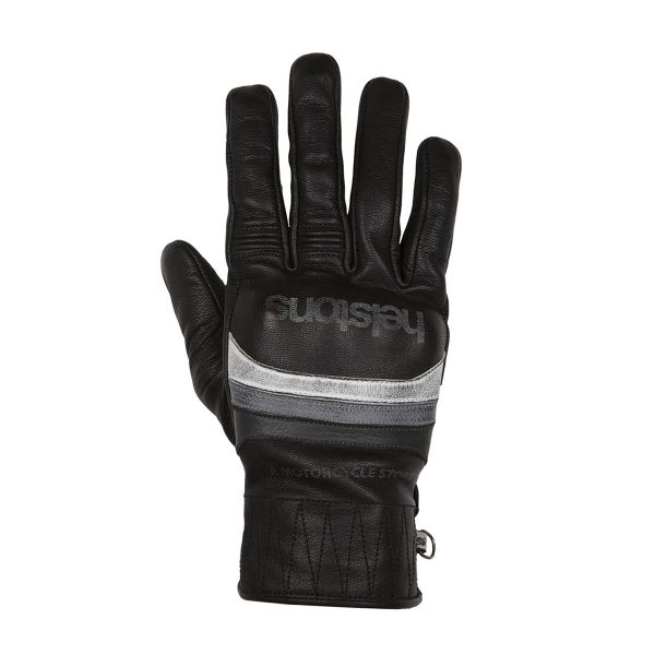 Motorcycle Gloves Helstons Bora Winter Black Grey Motorcycle Gloves Helstons Bora Winter Black Grey