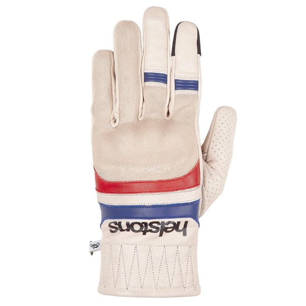Motorcycle Gloves Helstons Bull Air Summer Beige Motorcycle Gloves Helstons Bull Air Summer Beige