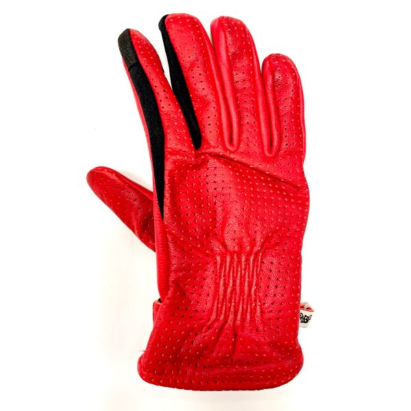 Motorcycle Gloves Helstons Candy Air Summer Red Black Motorcycle Gloves Helstons Candy Air Summer Red Black