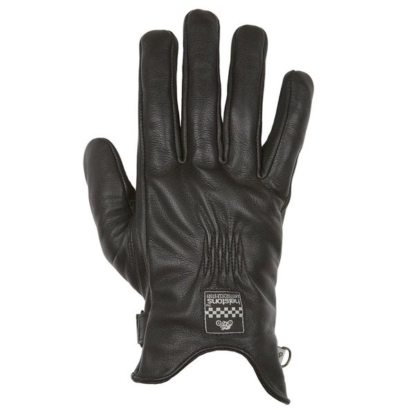 Motorcycle Gloves Helstons Condor Leather Black